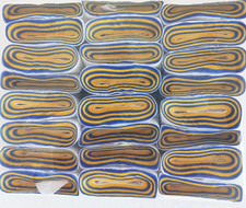 Blue gold Cresey jumbo Mouth Coils 12 coils 45 feet magic trick premium yellow