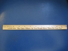 Vintage Coca-Cola Wooden 12 inch Ruler