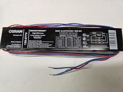 Ballast Lampe Fluorescente Osram Quicktronic QHE 4x32T8/UNV IS-SC - Comme Neuf - Ouvert