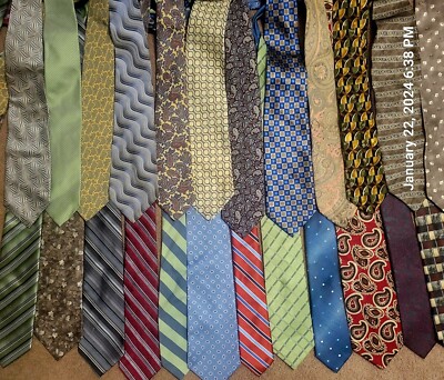 24 Mens Neck Ties - variety of brands