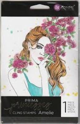 Prima Marketing Unmounted Clings PRINCESSES CLING STAMPS AMELIE