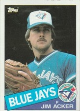 FREE SHIPPING-MINT-1985 Topps #101 Jim Acker Blue Jays PLUS BONUS CARDS