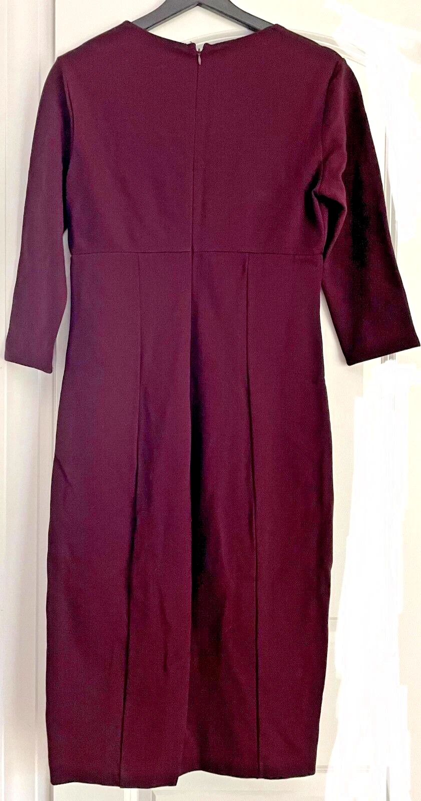 UNDERCOVER Abito tubino Victoria Secret bordeaux deep décolleté nuovo senza etichette taglia 8