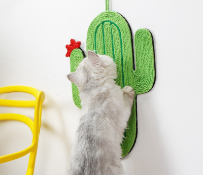Katze Kätzchen Kratzbrett Sisal Wandhalterung Krallenkratzer Waschbar Bodenmatte