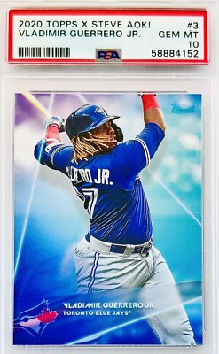 2020 Topps X Steve Aoki Vladimir Guerrero Jr. #3 Low Pop Limited