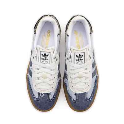 adidas gazelle silver green womens Re-Worked Denim