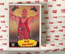TOPPS WWE LIVING SET CARD ROB VAN DAM #58 ONLINE EXCLUSIVE LIMITED EDITION