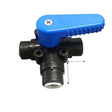 3 Way Ball Valve for 3/8" Polypropylene O.D tubing. SMC part# 6393690