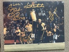 Pirates Kent Tekulve Tim Foli Omar Moreno John Candelaria Rooker signed 8x10 
