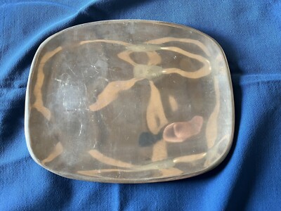 Rare Vintage Nambe 510 Serving Platter Plate Tray Silver Metal Alloy X 