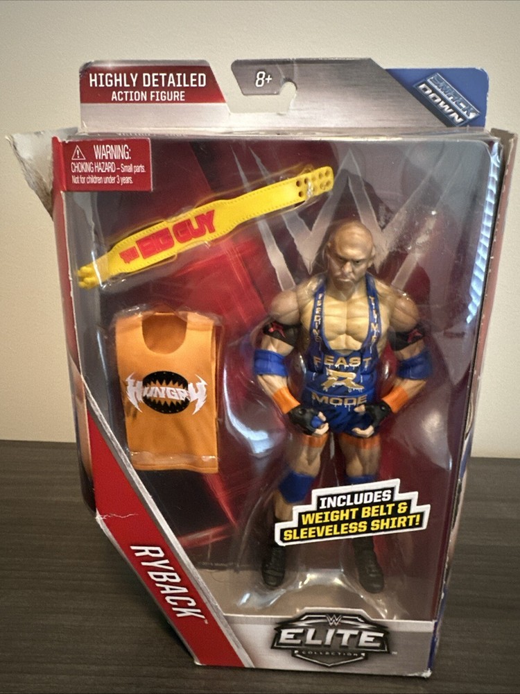 WWE Ryback Mattel Elite Collection. DAMAGED Packaging