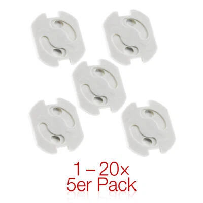 CHILITEC Steckdosensicherung Kindersicherung für Steckdosen weiß Kinderschutz Einsatz