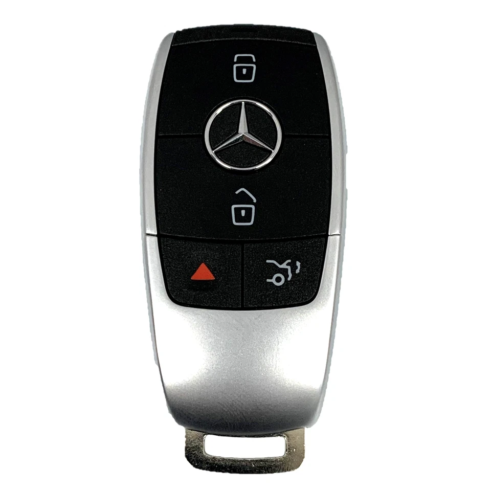 OEM Mercedes Keyless Remote Fob + UNCUT Key Mercedes Benz NBGDM3 - Image 2 of 4