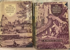 THE SHORTER CAMBRIDGE MEDIEVAL HISTORY, Vol. I-II by C. W. Previte-Orton - 1978