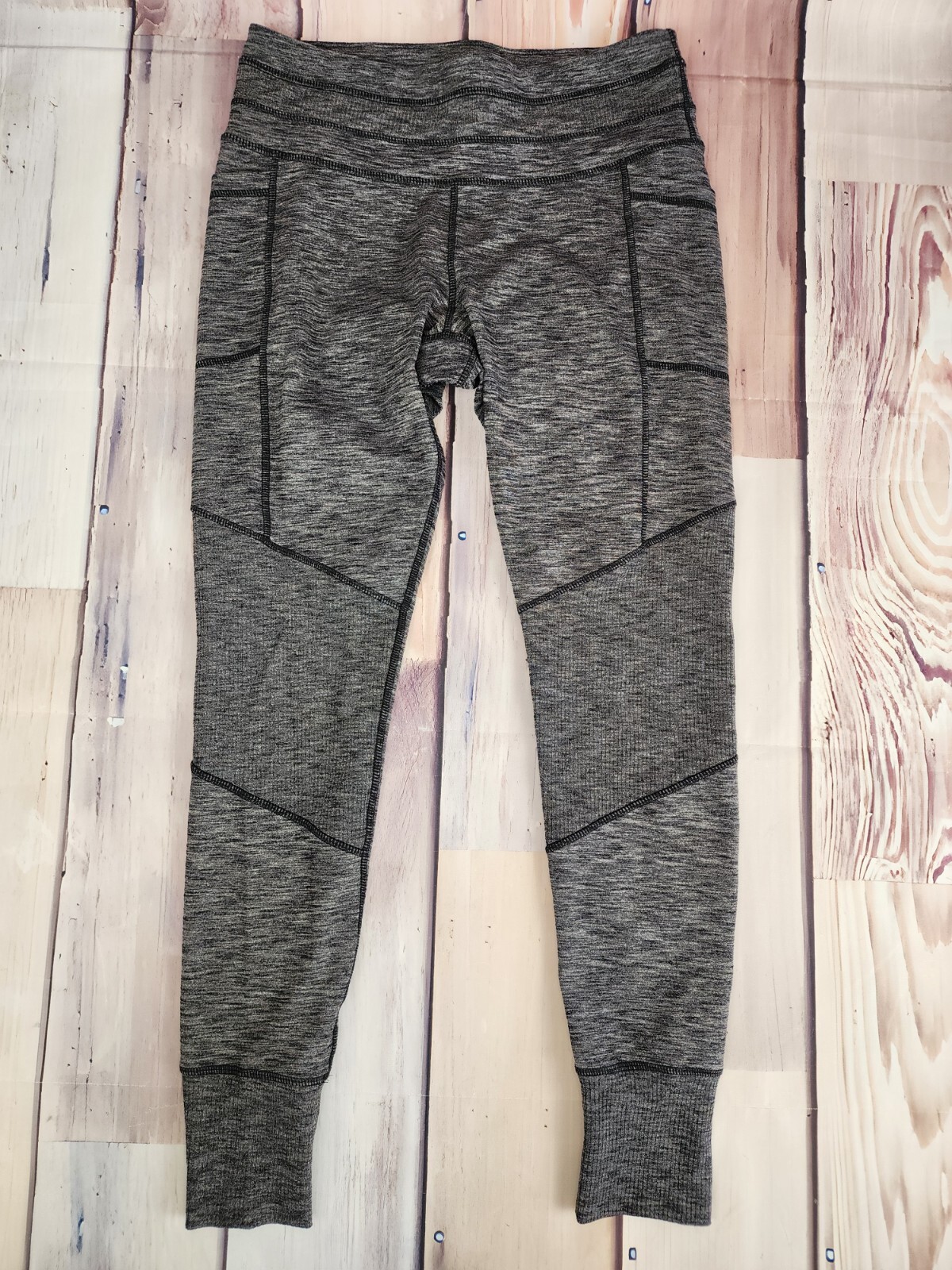 ATHLETA Size Medium Black Heather Excursion Tight… - image 2