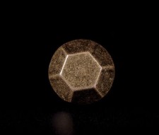 50pc10MM Antique Brass Hexagon Flat Fast Rivet Leathercraft Studs Decorative