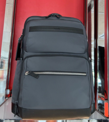 NEW Tumi LINKS Smooth Polyester 17.75” Laptop Backpack - CHARCOAL 