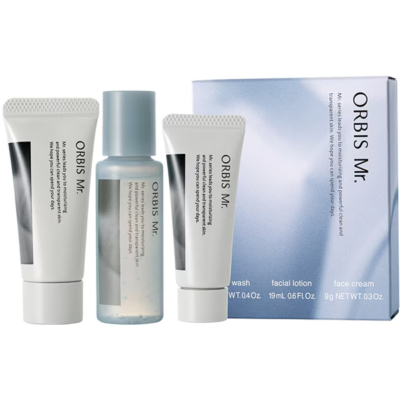 ORBIS Mr. 1 Week Trial Set Face Wash & Lotion & Cream for Men type