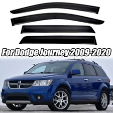 For 2009-2020 Dodge Journey Window Visor Rain Guard Vent Deflector Sun Shade