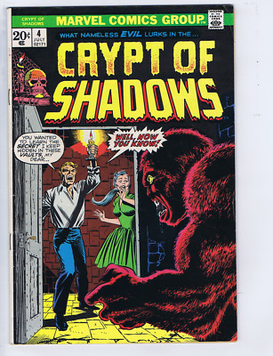 Crypt of Shadows #4 Marvel 1973 Locked Up !