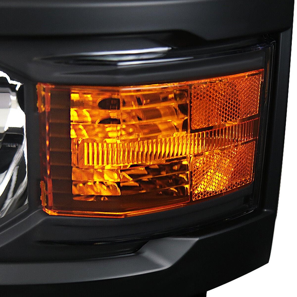 Spec-D Tuning Black Headlights For 2014-2015 Chevy Silverado 1500 – Left & Right Set