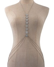 Coin Körperkette Körperschmuck Bauchkette Bikini Kette Body Chain Hüftkette