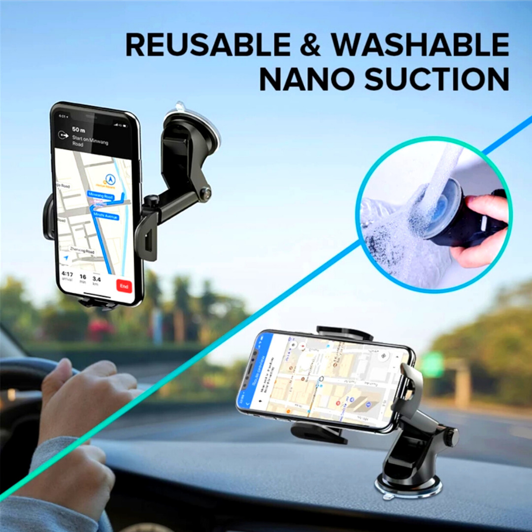 360 Base Para Poner Sujetar El Telefono En Carro Soporte Celular Movil GPS  Coche