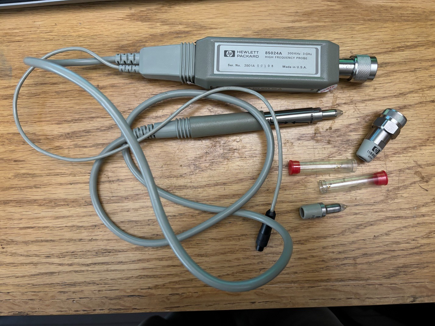 HP 85024A High Frequency Probe 3GHz High Frequency Probe