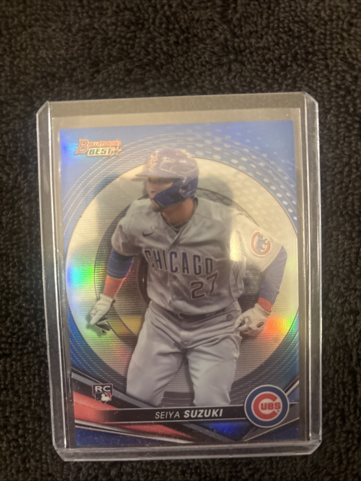 2022 Bowman's Best - Seiya Suzuki #41 Blue Refractor /150 (RC)