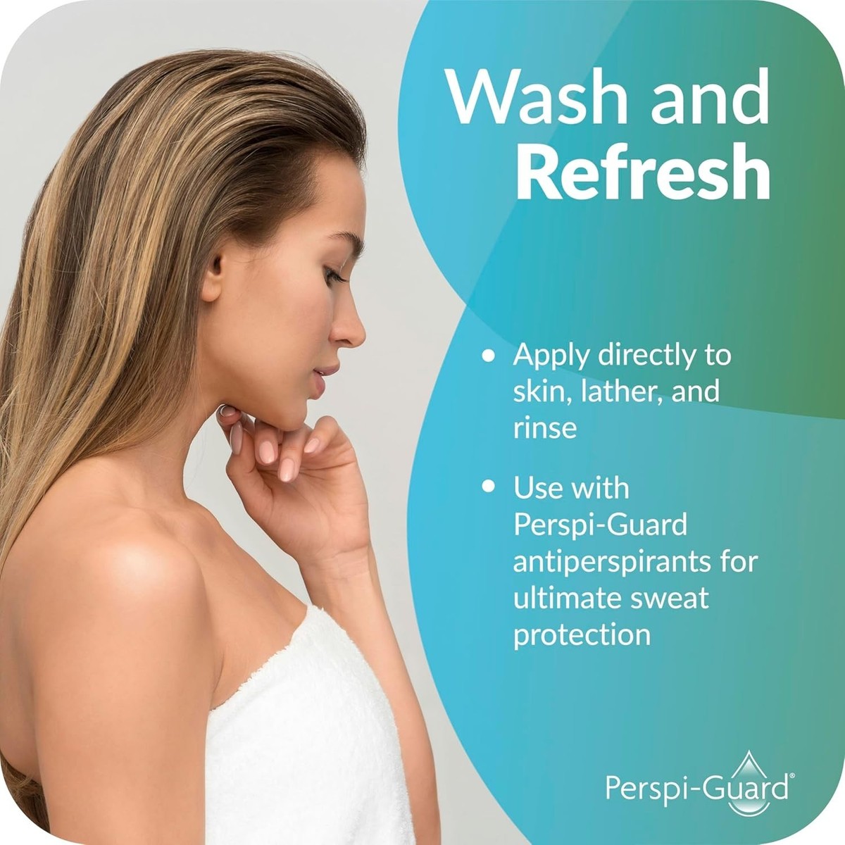Perspi-Guard Odour Control Body Wash - Antibacterial Shower Gel Targets Odour Causing Source For Long Lasting Protection And Confidence 200ml Original 1 Count Pack Of 1 - View #5