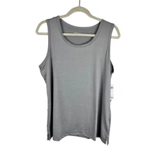 32 Degrees Cool Tank Top Gray L NWT Moisture-Wicking Quick Dry Activewear