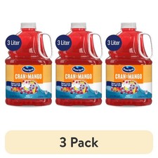  3 pack Ocean Spray  Cran-Mango  Cranberry Mango Juice Drink,101.4 fl oz Bottle