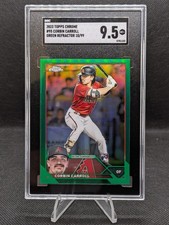 2023 Topps Chrome Corbin Carroll Rookie Green Refractor /99 #95 - SGC 9.5+