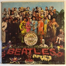 Beatles ‎Sgt Peppers Lonely Hearts Club Band 1967 1st LA Press Mono Lp Better VG