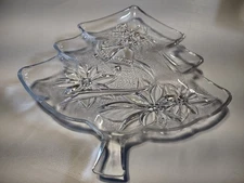 Christmas Tree Heavy Glass Food Server - By Home Beautiful