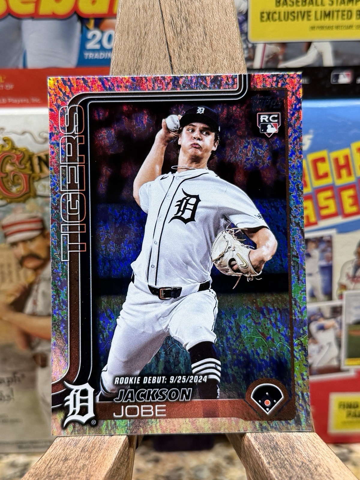 Jackson Jobe 2025 Topps Update Holo Foil Rookie Card #US193