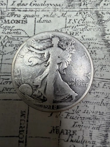 1918 Walking Liberty Half Dollar - Good - WH22