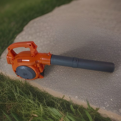 Husqvarna Kids Leaf Blower Toy Works Lights Up And Makes Noise Blows Air Used