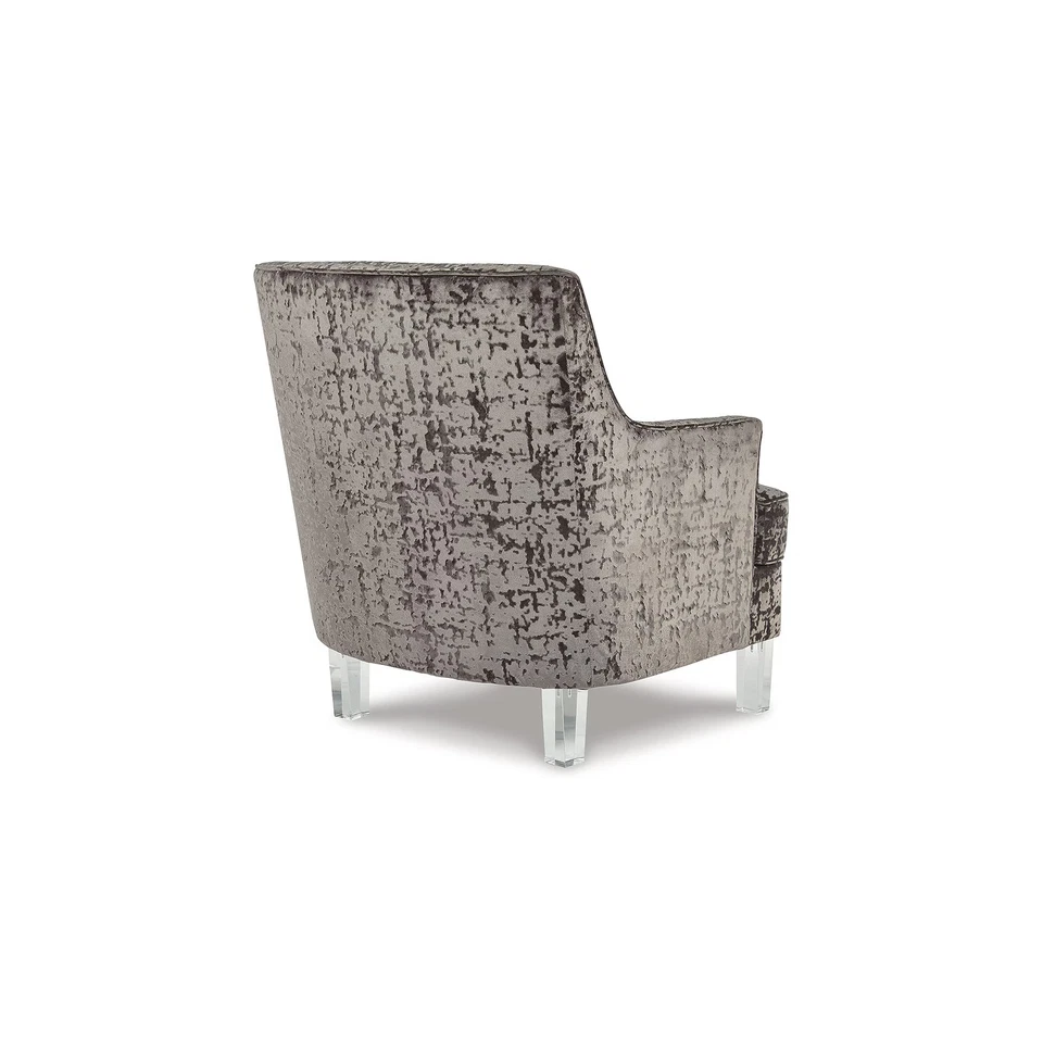 Signature Design by Ashley Contemporary Gloriann Accent Chair  Charcoal - Image 2 of 3