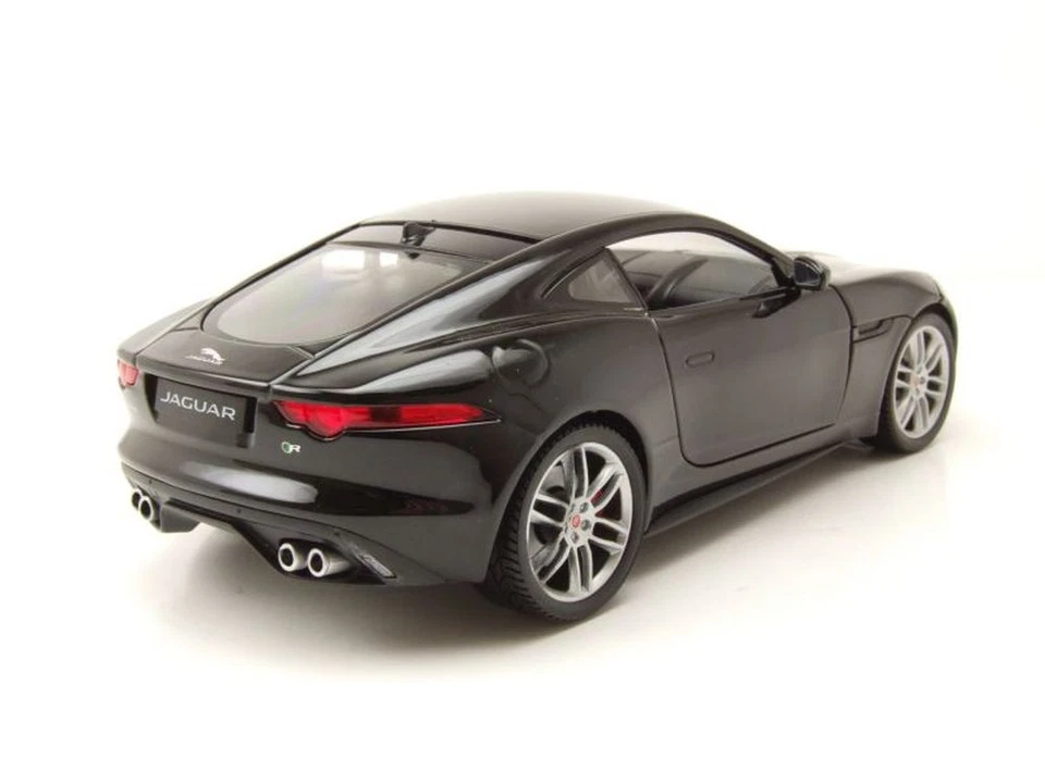 Jaguar F-Type Coupe 2015 schwarz Modellauto 1:24 Welly - Bild 2 von 4
