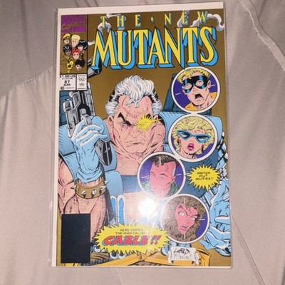 Marvel Comics The New Mutants #87 1990 First Cable Appearance Rob Liefeld