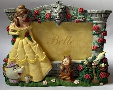 DISNEY BEAUTY &BEAST PHOTO FRAME WITH BELLE, MRS POTTS, CHIP, LUMIERE, COGSWORTH