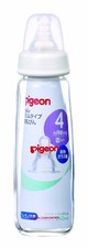 Pigeon Heat-resistant glass 240ml Slim type baby bottle