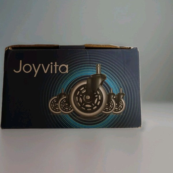 5X Joyvita BüRostuhl Rollen 11Mm X 22Mm Hartbodenrollen Leise Gummi Ersatzrollen-image