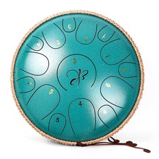 Steel Tongue Drum 12 Inch 15 Notes Handpan Drum for Kids Adults Drumming