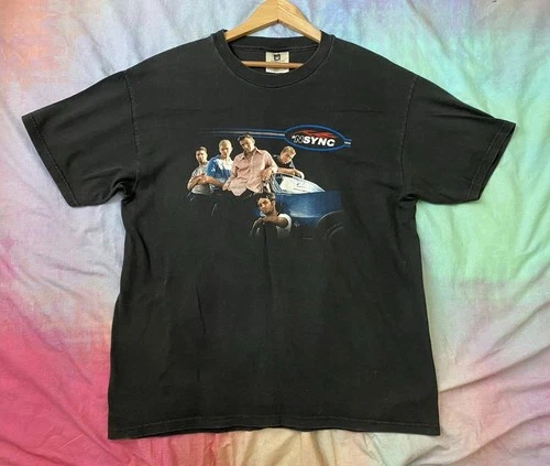 RARE VTG 90s NSYNC Winterland Tour Tee T Shirt Boy Band Blac 1990s vintage concert t-shirt, vintage, single stitch, B+ condition