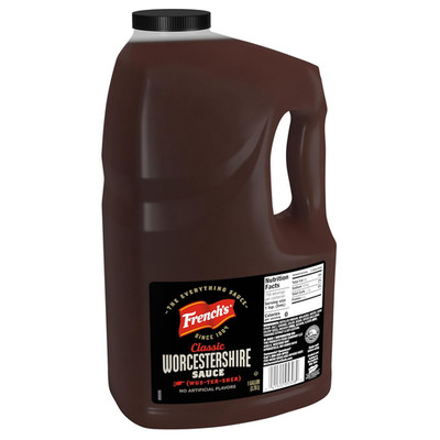 French'S Worcestershire Sauce, 1 Gal - One Gallon Container of Gluten-Free Worce