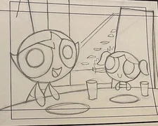 Cartoon Network Studios - The Powerpuff Girls - OG Storyboards (RARE)
