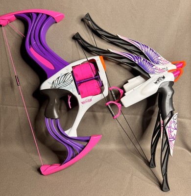 Nerf Rebelle Flipside & Heartbreaker Bow (Lot of 3) Hasbro Foam Dart Blaster 