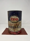 Vintage Esso Extra Motor Oil Can Quart Empty